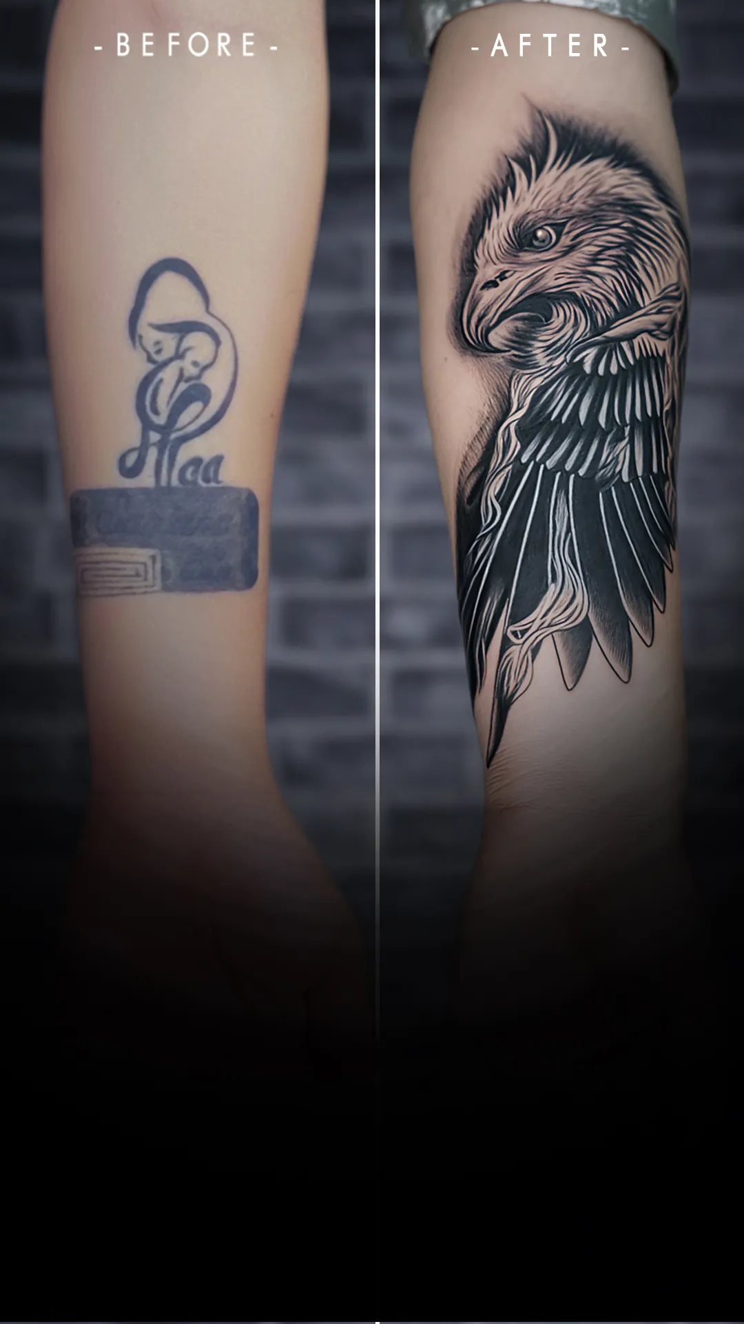Cover-Up Tattoos by Kingleo Tattooz