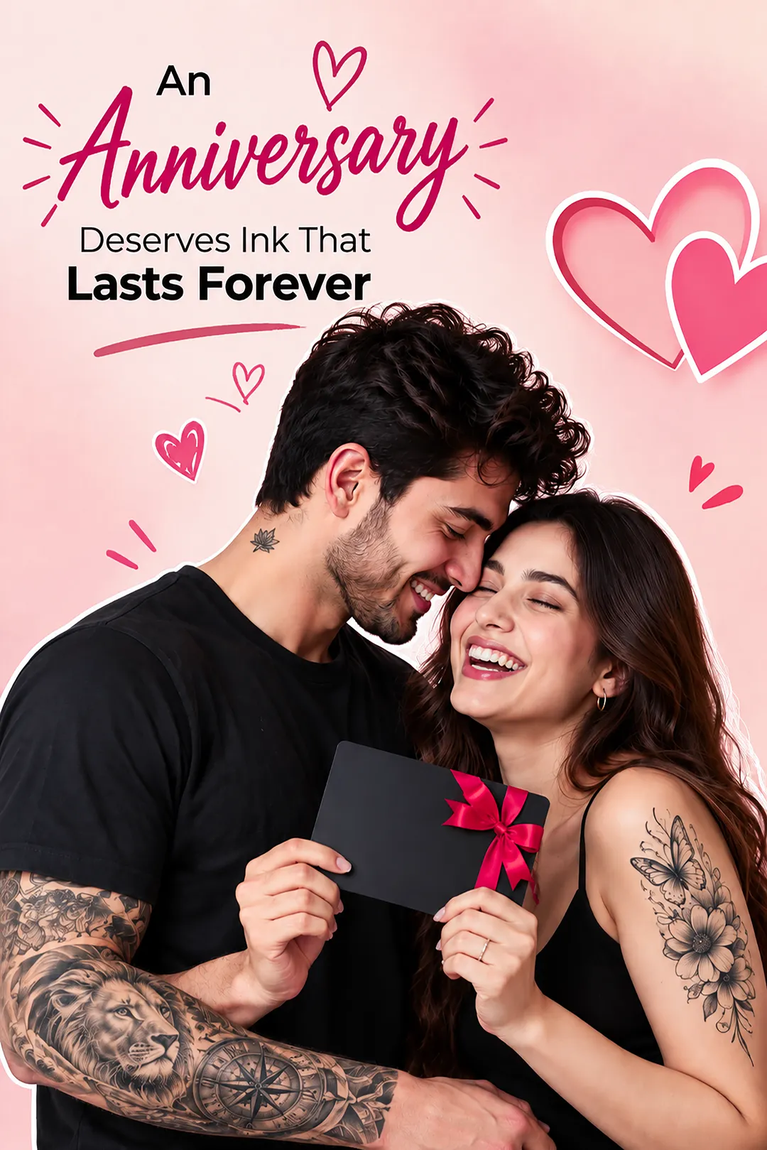 An Anniversary Deserves Ink That Lasts Forever - 50% Off at Kingleo Tattooz