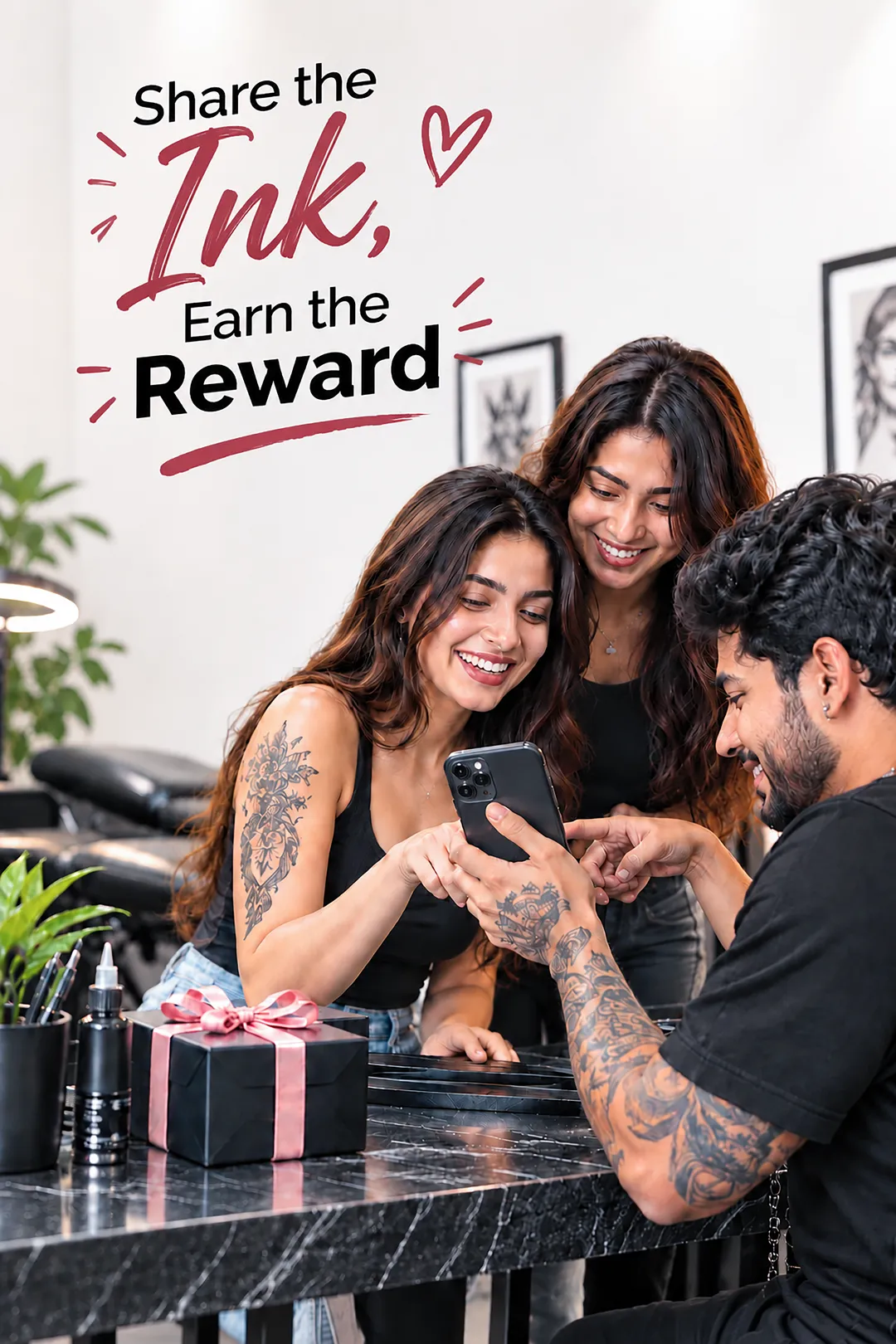 Share the Ink, Earn the Reward - 50% Off Referral at Kingleo Tattooz