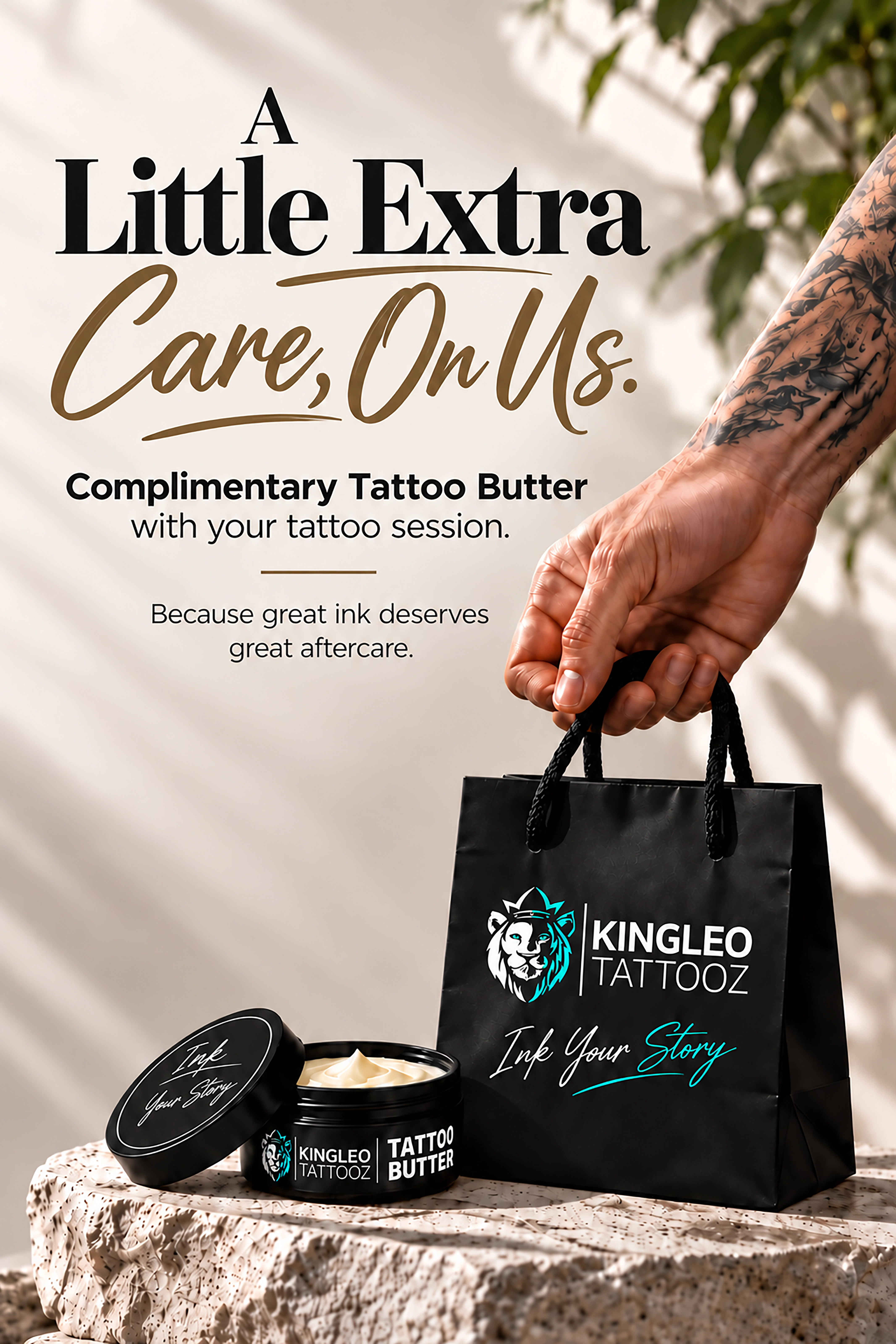 Share the Ink, Earn the Reward - 50% Off Referral at Kingleo Tattooz