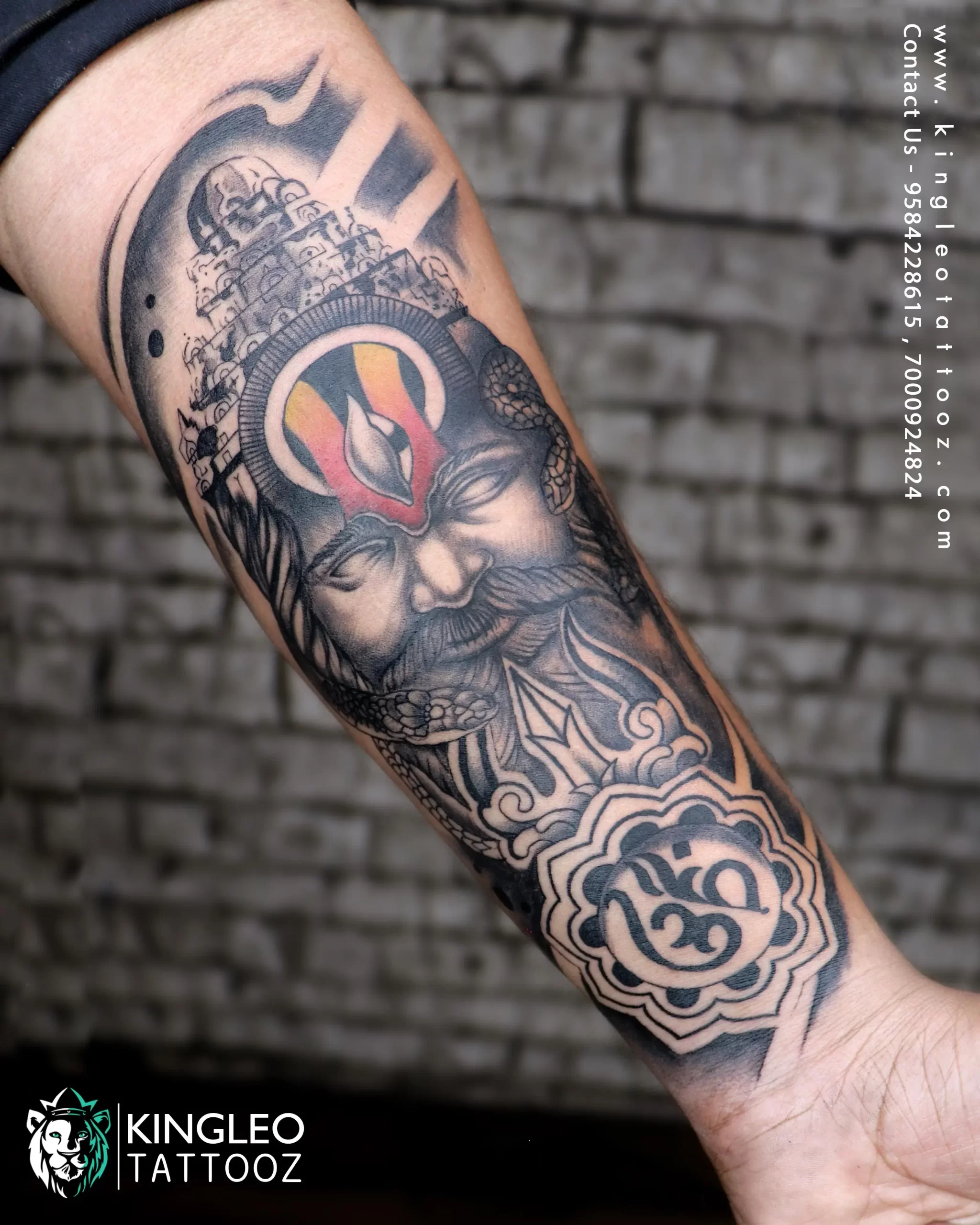 Full sleeve Shiva Tattoo done by Parth Vasani at Circle Tattoo :  u/circletattooindia
