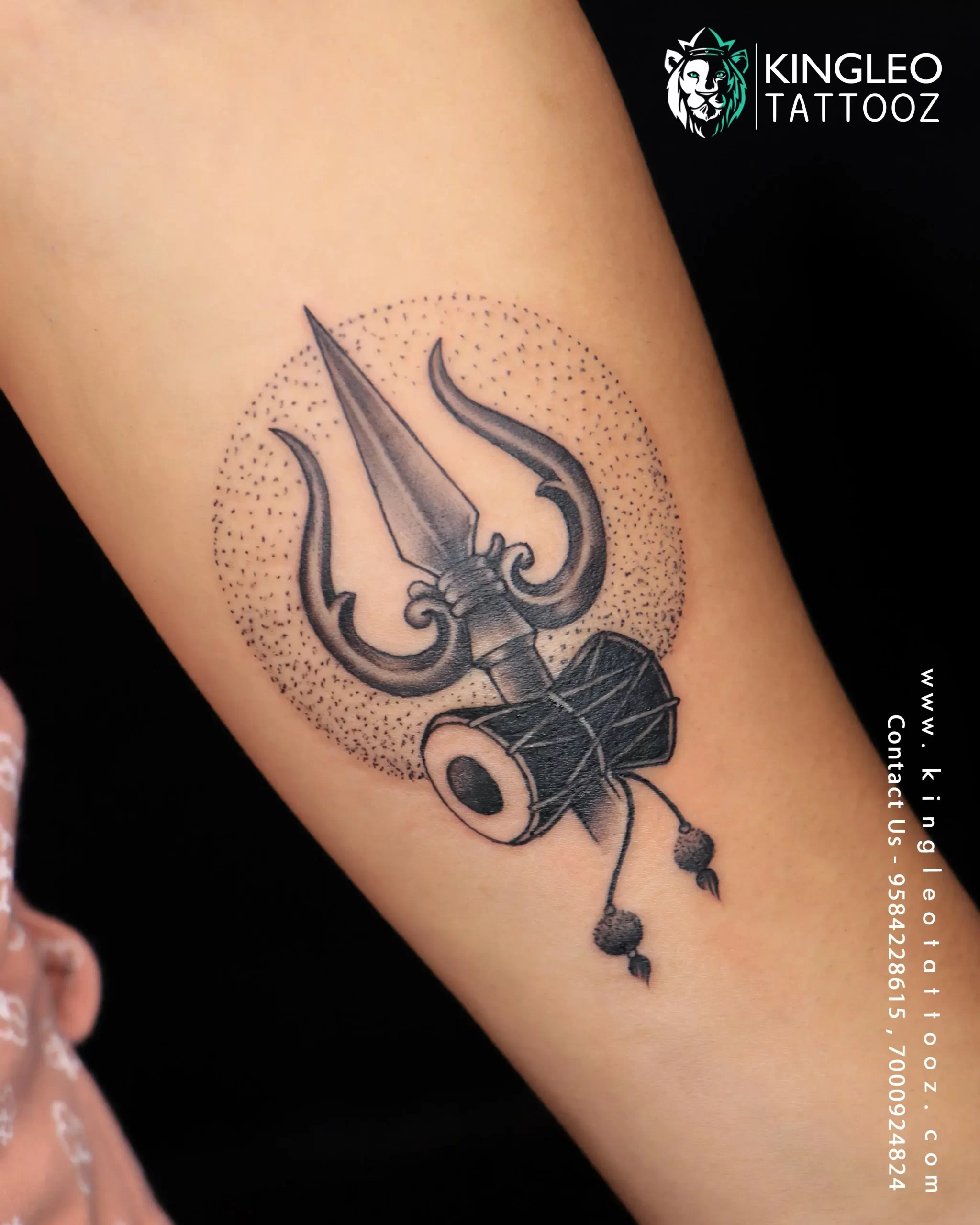 Shiva Trident Tattoo By: R Vision Art Tattoo #tattoo #moneedletattoo #... |  TikTok