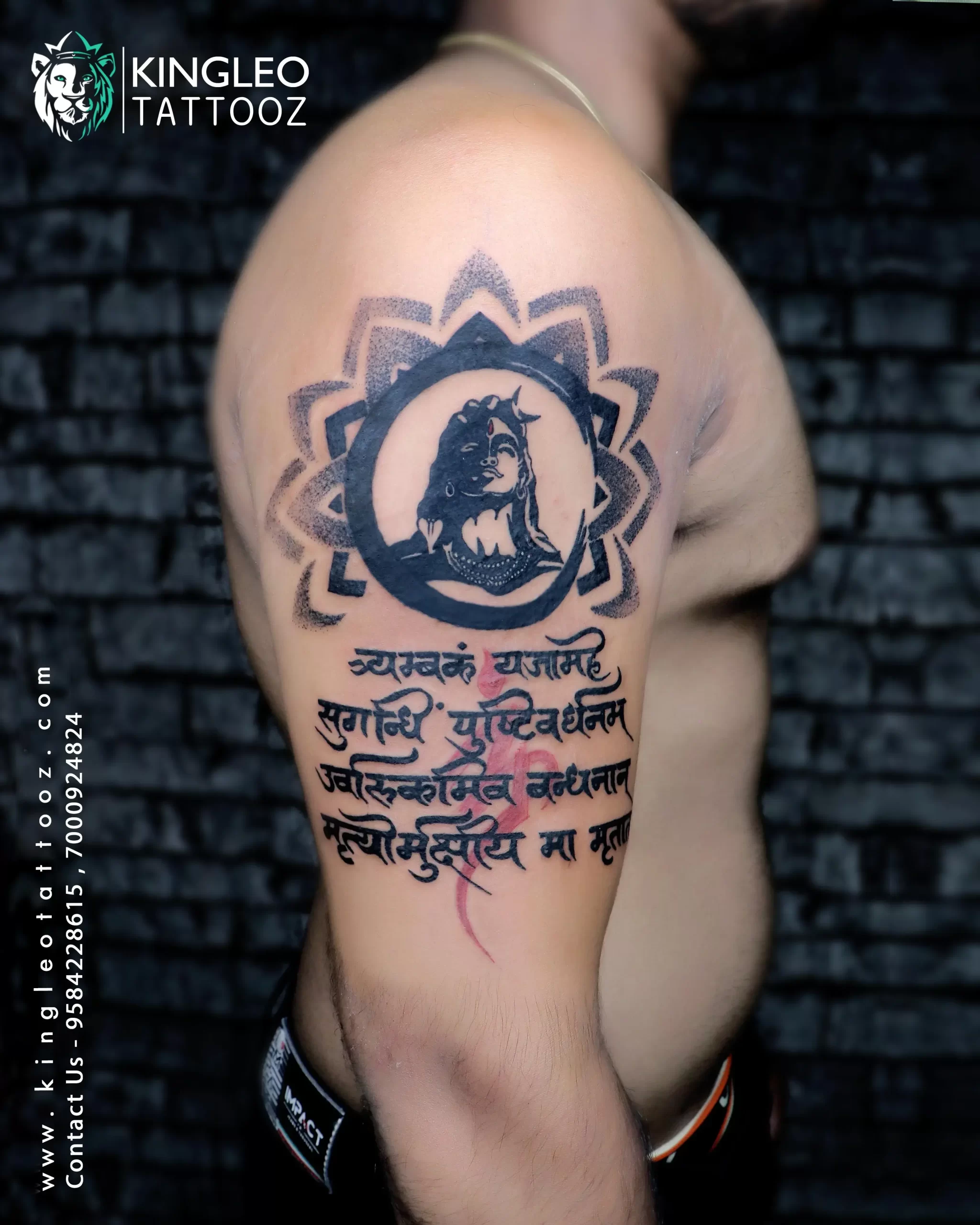 Shiva Tattoo On Shoulder - Temu